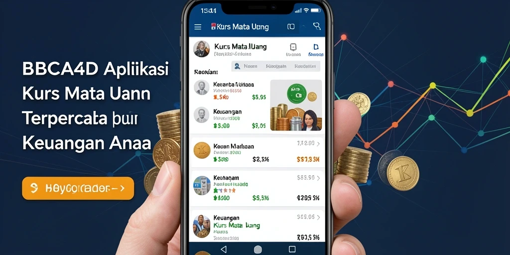 Tampilan antarmuka utama BBCA4D dengan fungsi Kurs Mata Uang.