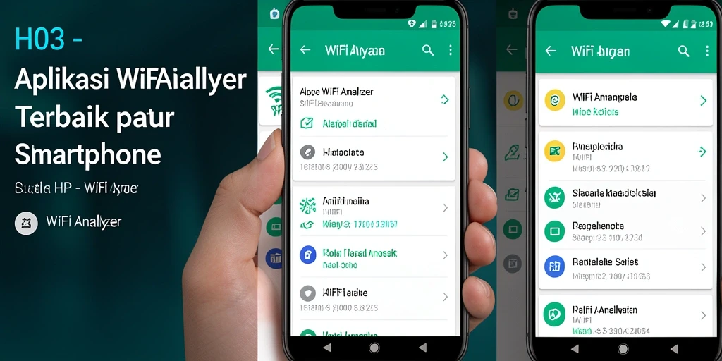 Antarmuka H03 yang informatif menampilkan analisis jaringan WiFi secara jelas.