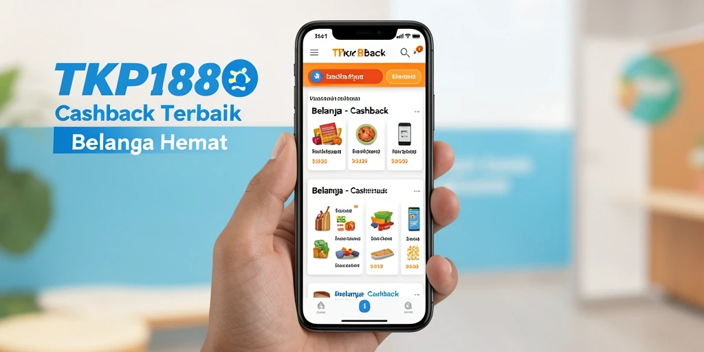 Tampilan antarmuka TKP188 dengan fitur Cashback yang menarik.